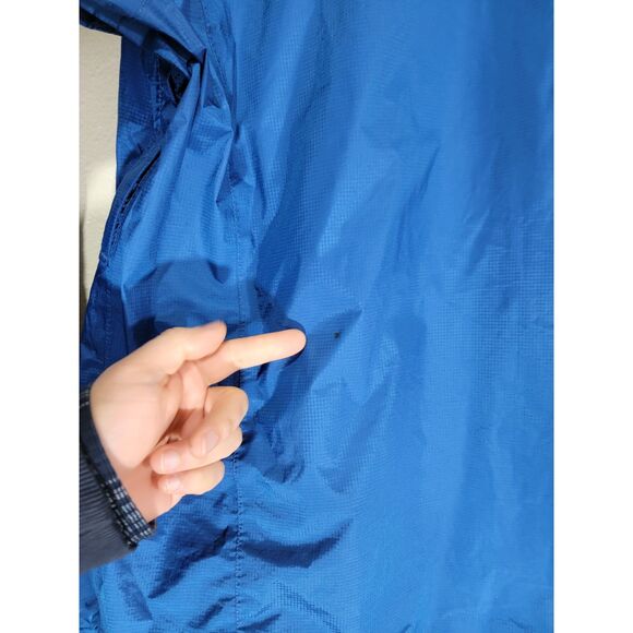Marmot Blue Windbreaker Hoodie Jacket - Medium - Picture 3 of 7